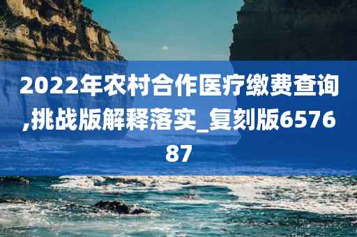 2022年农村合作医疗缴费查询,挑战版解释落实_复刻版657687