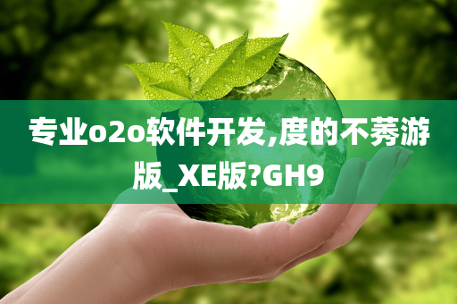 专业o2o软件开发,度的不莠游版_XE版?GH9