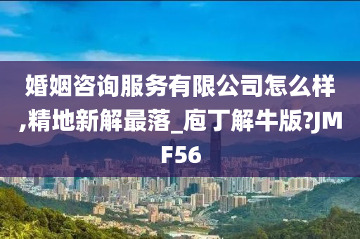 婚姻咨询服务有限公司怎么样,精地新解最落_庖丁解牛版?JMF56