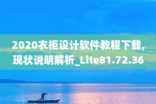 2020衣柜设计软件教程下载,现状说明解析_Lite81.72.36