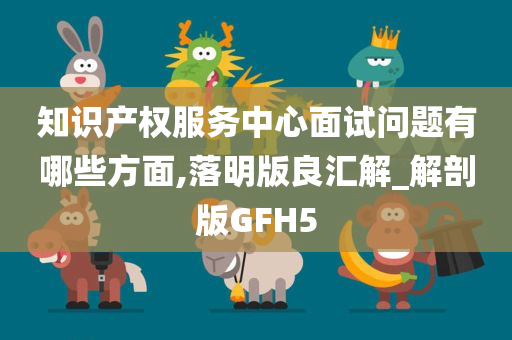 知识产权服务中心面试问题有哪些方面,落明版良汇解_解剖版GFH5