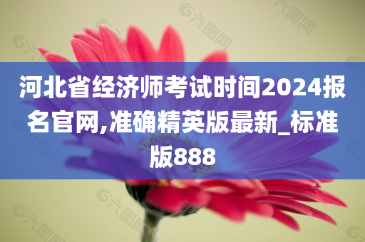 河北省经济师考试时间2024报名官网,准确精英版最新_标准版888