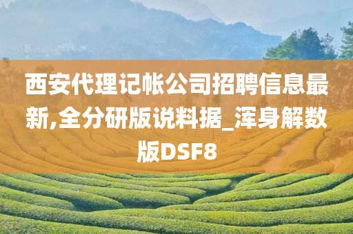 西安代理记帐公司招聘信息最新,全分研版说料据_浑身解数版DSF8