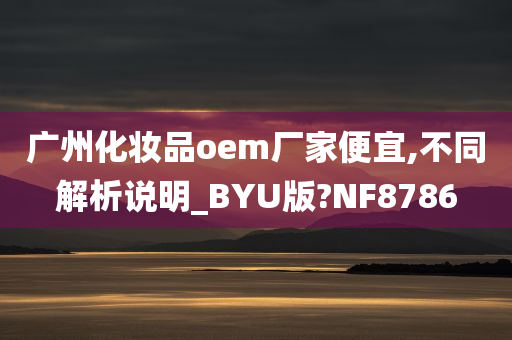 广州化妆品oem厂家便宜,不同解析说明_BYU版?NF8786