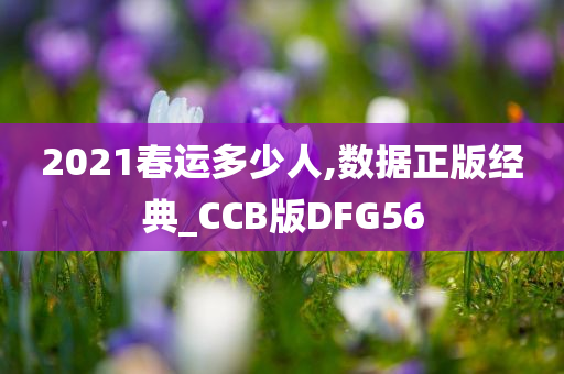 2021春运多少人,数据正版经典_CCB版DFG56