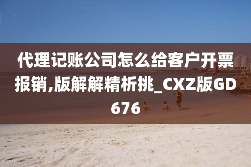 代理记账公司怎么给客户开票报销,版解解精析挑_CXZ版GD676