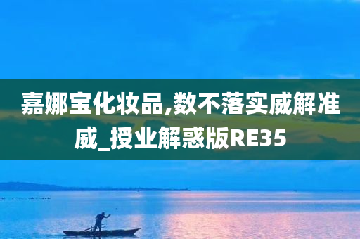 嘉娜宝化妆品,数不落实威解准威_授业解惑版RE35