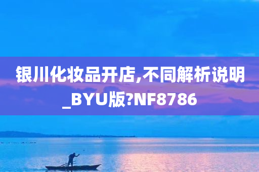 银川化妆品开店,不同解析说明_BYU版?NF8786