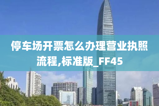 停车场开票怎么办理营业执照流程,标准版_FF45