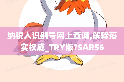 纳税人识别号网上查询,解释落实权威_TRY版?SAR56