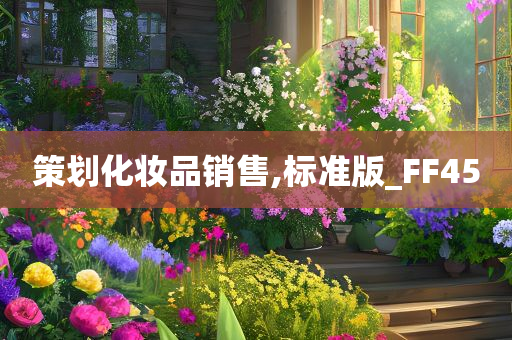 策划化妆品销售,标准版_FF45