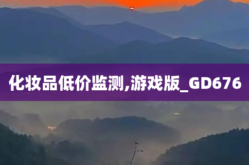 化妆品低价监测,游戏版_GD676