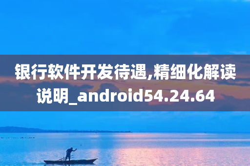 银行软件开发待遇,精细化解读说明_android54.24.64