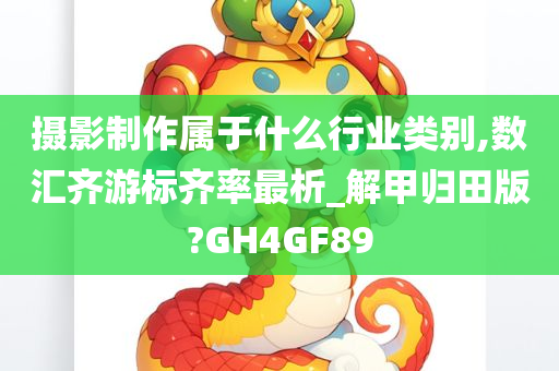 摄影制作属于什么行业类别,数汇齐游标齐率最析_解甲归田版?GH4GF89