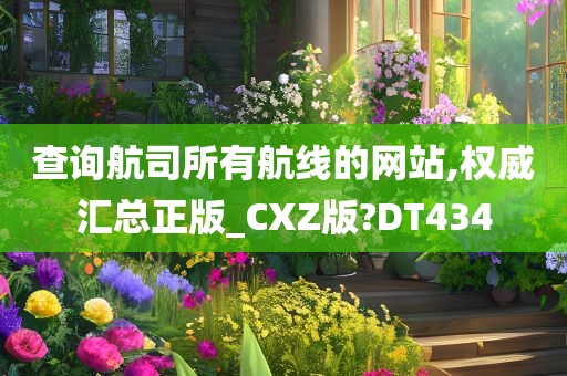 查询航司所有航线的网站,权威汇总正版_CXZ版?DT434