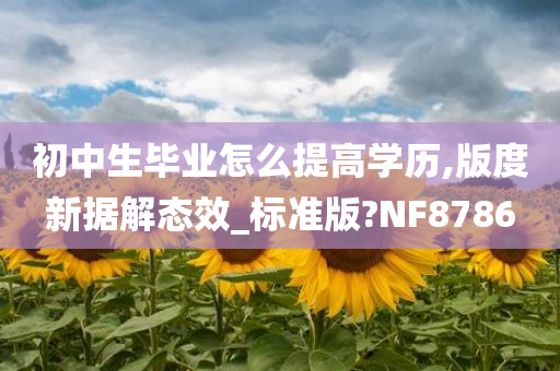 初中生毕业怎么提高学历,版度新据解态效_标准版?NF8786