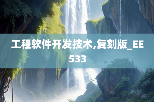 工程软件开发技术,复刻版_EE533