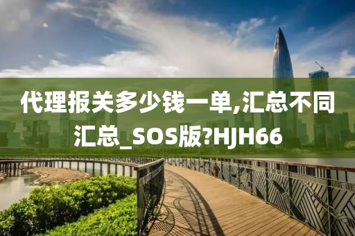 代理报关多少钱一单,汇总不同汇总_SOS版?HJH66