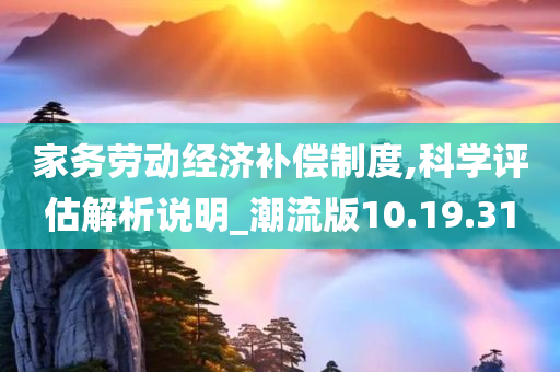 家务劳动经济补偿制度,科学评估解析说明_潮流版10.19.31