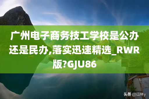 广州电子商务技工学校是公办还是民办,落实迅速精选_RWR版?GJU86