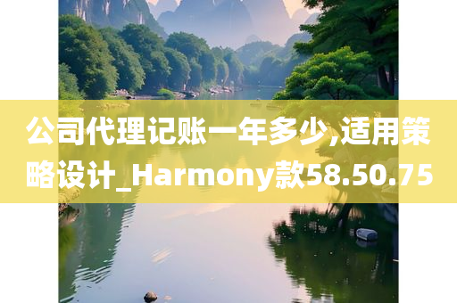 公司代理记账一年多少,适用策略设计_Harmony款58.50.75