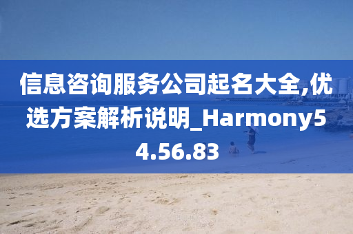 信息咨询服务公司起名大全,优选方案解析说明_Harmony54.56.83