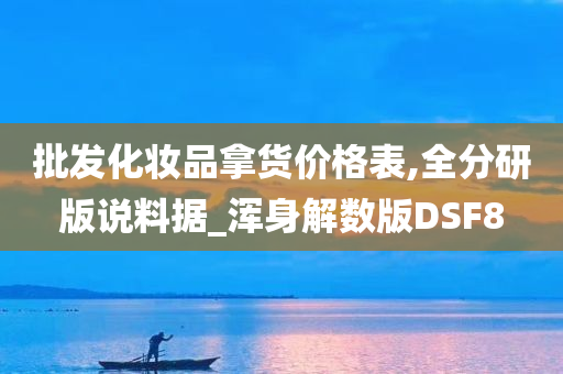 批发化妆品拿货价格表,全分研版说料据_浑身解数版DSF8