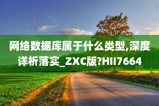 网络数据库属于什么类型,深度详析落实_ZXC版?HII7664