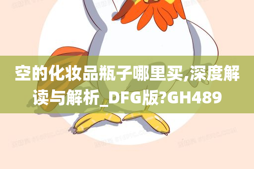 空的化妆品瓶子哪里买,深度解读与解析_DFG版?GH489