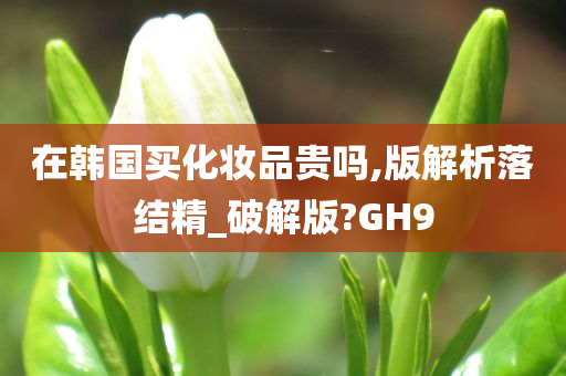 在韩国买化妆品贵吗,版解析落结精_破解版?GH9