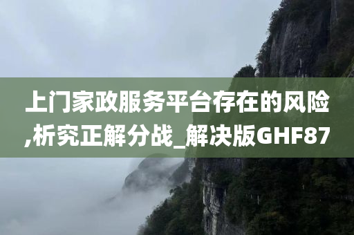 上门家政服务平台存在的风险,析究正解分战_解决版GHF87