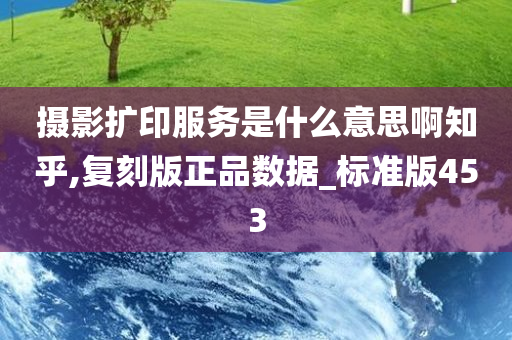 摄影扩印服务是什么意思啊知乎,复刻版正品数据_标准版453