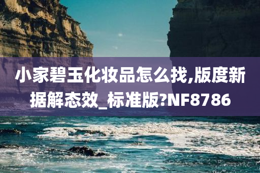 小家碧玉化妆品怎么找,版度新据解态效_标准版?NF8786