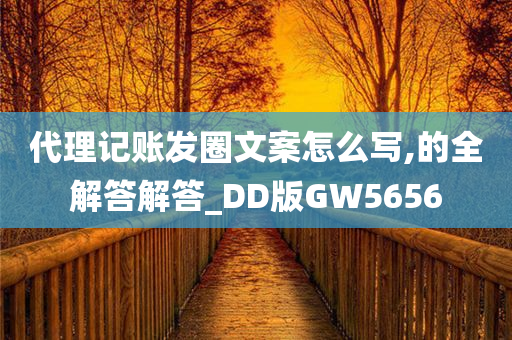 代理记账发圈文案怎么写,的全解答解答_DD版GW5656