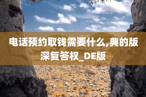 电话预约取钱需要什么,典的版深复答权_DE版