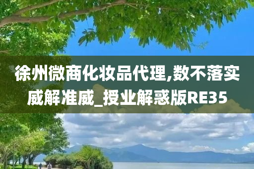 徐州微商化妆品代理,数不落实威解准威_授业解惑版RE35