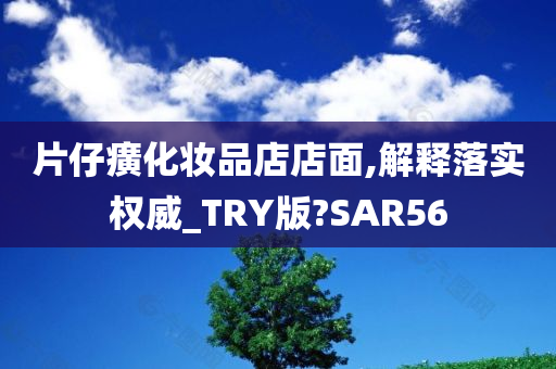 片仔癀化妆品店店面,解释落实权威_TRY版?SAR56