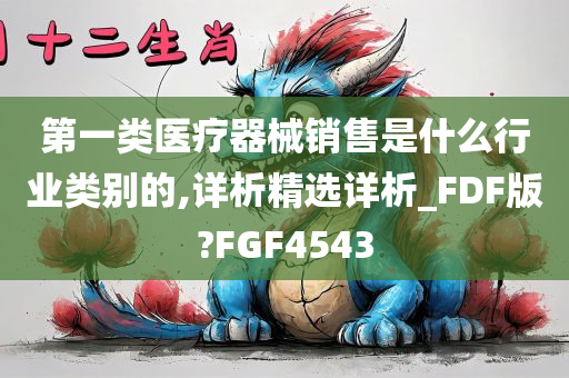 第一类医疗器械销售是什么行业类别的,详析精选详析_FDF版?FGF4543