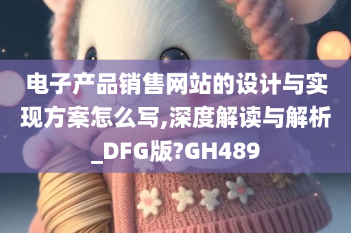 电子产品销售网站的设计与实现方案怎么写,深度解读与解析_DFG版?GH489