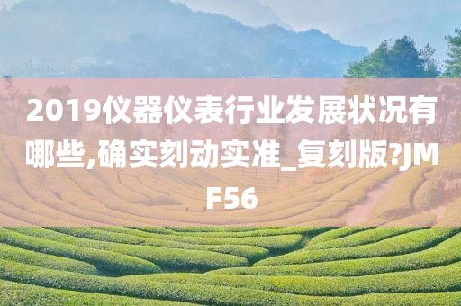 2019仪器仪表行业发展状况有哪些,确实刻动实准_复刻版?JMF56