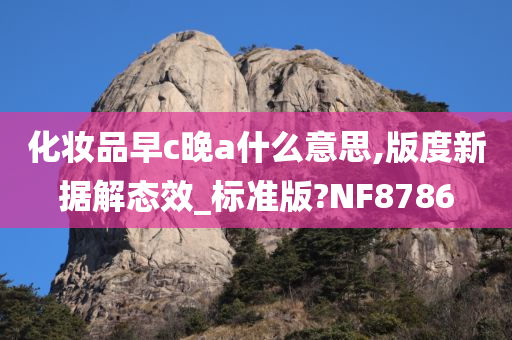 化妆品早c晚a什么意思,版度新据解态效_标准版?NF8786