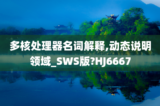 多核处理器名词解释,动态说明领域_SWS版?HJ6667