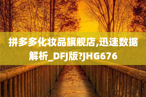 拼多多化妆品旗舰店,迅速数据解析_DFJ版?JHG676