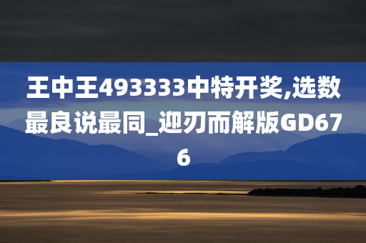 王中王493333中特开奖,选数最良说最同_迎刃而解版GD676