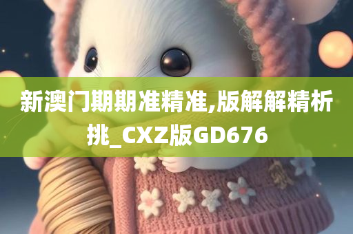 新澳门期期准精准,版解解精析挑_CXZ版GD676