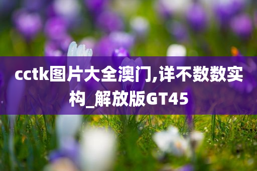 cctk图片大全澳门,详不数数实构_解放版GT45