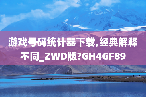 游戏号码统计器下载,经典解释不同_ZWD版?GH4GF89