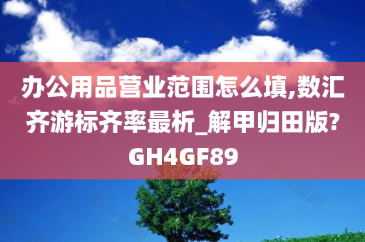 办公用品营业范围怎么填,数汇齐游标齐率最析_解甲归田版?GH4GF89