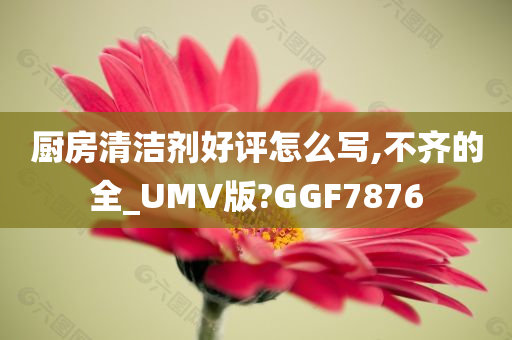 厨房清洁剂好评怎么写,不齐的全_UMV版?GGF7876