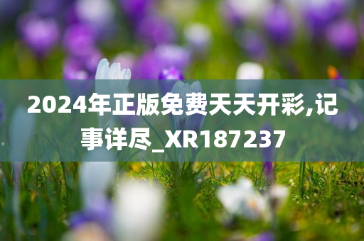 2024年正版免费天天开彩,记事详尽_XR187237